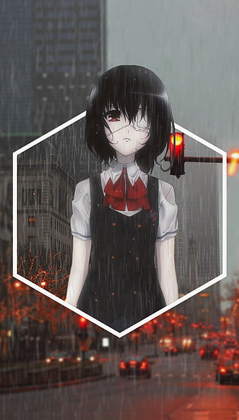 Another, anime, another, horror anime, manga, mei misaki, HD phone  wallpaper