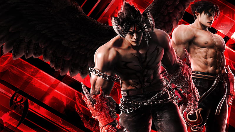 Devil Jin True Form Wings CG Art BV gray character with wings png  PNGEgg