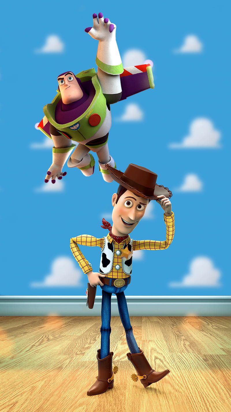Toys Story Buzz Woody Pixar Hd Mobile Wallpaper Peakpx