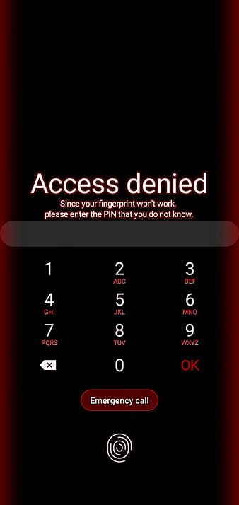 Lock Screen Prank, danger, edge, fingerprint, funny, galaxy, locked, plus,  red, HD phone wallpaper | Peakpx