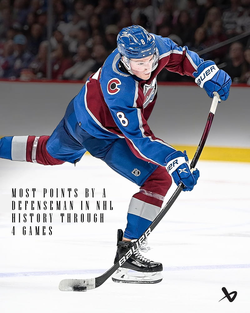 BAUER Hockey - GENERATIONAL player. Incredible #NHLPlayoffs record for Cale Makar, HD phone wallpaper