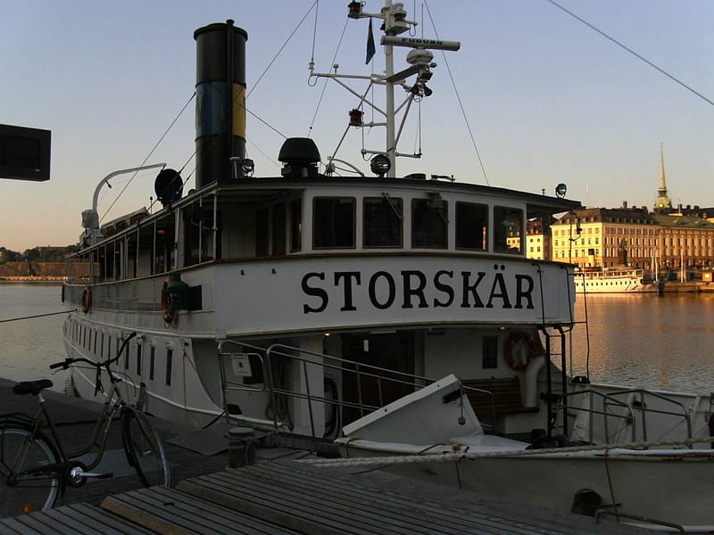 Steamboat, Sweden, White, Summer, Stockholm, HD wallpaper