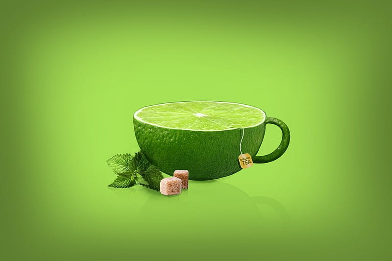 fruit, add, green, cup, paccbet 66 7, commercial, tea, lime, HD wallpaper