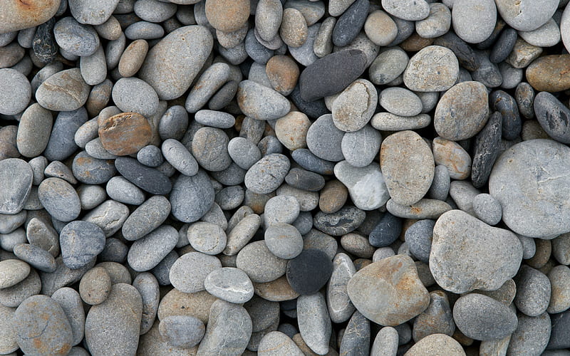 stones, pebbles, seashore, polished stone, stone texture, HD wallpaper
