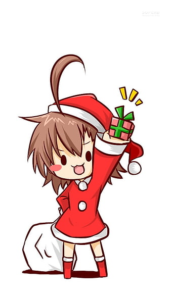 Anime Santa Claus Pointing Finger Illustration Stock Illustration -  Illustration of advise, cartoon: 300604014