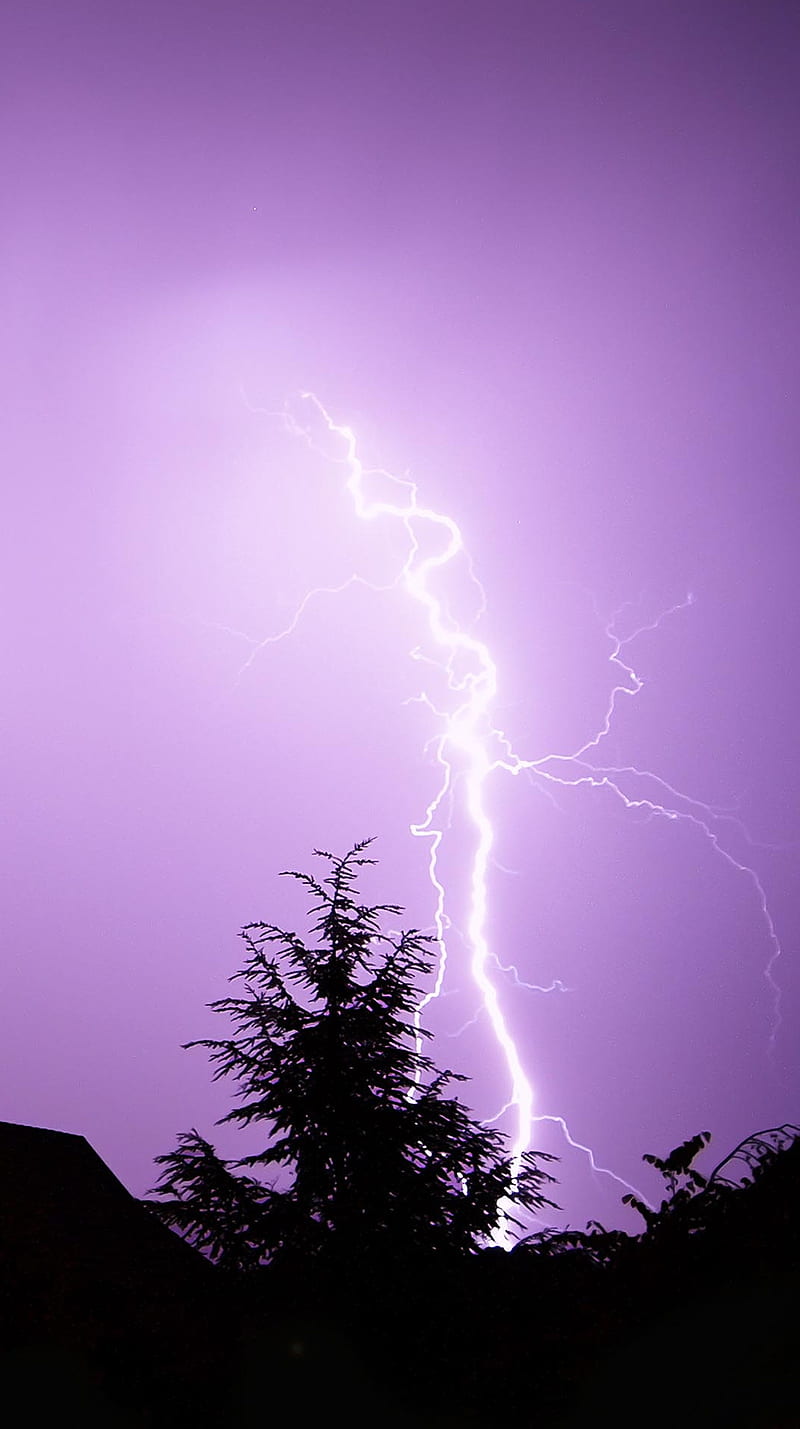 Lightning, nignt, HD phone wallpaper