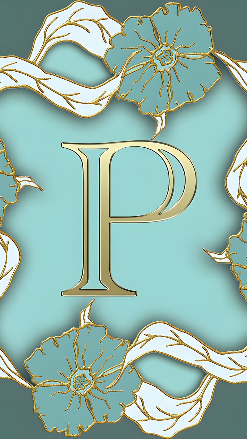 P Naam Ke, royal p, letter p, HD phone wallpaper