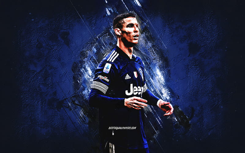 Cristiano Ronaldo, Juventus FC, Ronaldo art, CR7 art, blue Juventus uniform, grunge art, football, Serie A, Cristiano Ronaldo art, HD wallpaper
