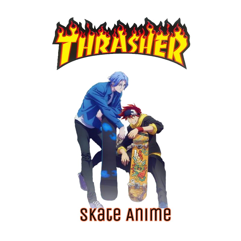 Skate Anime, anime, skate, thrasher, HD phone wallpaper | Peakpx