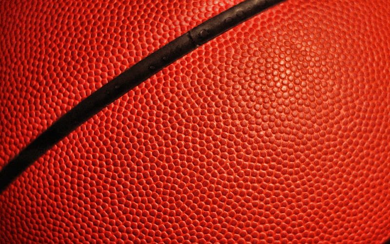 basketball ball, macro, basketball, orange ball, basketball ball texture, orange backgrounds, ball, basketball textures, basketball backgrounds, HD wallpaper
