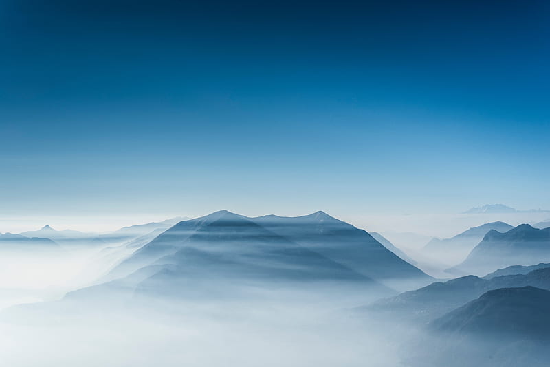 Mountain Ridge , mountains, nature, HD wallpaper