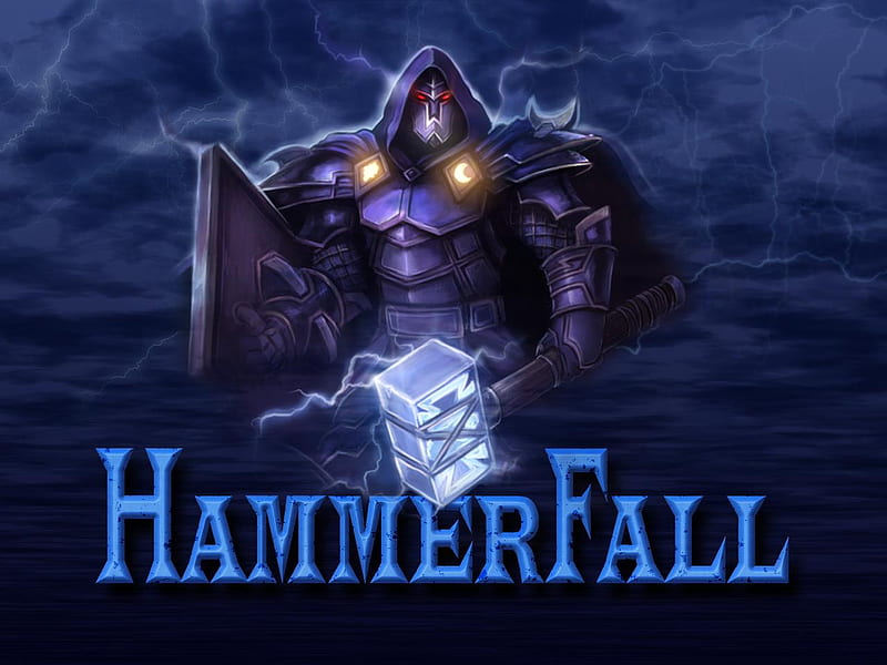 Hammerfall, metal, heavy, hammer, HD wallpaper