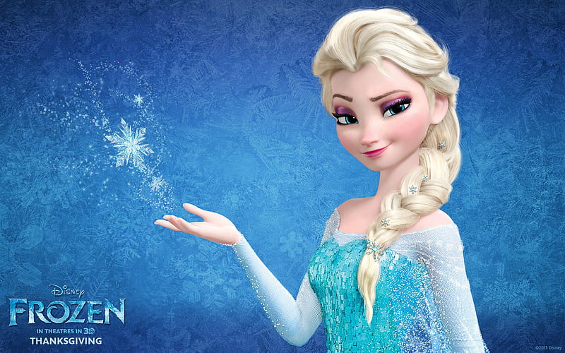 Snow Queen Elsa In Frozen, pixar, disney, movies, frozen, animated-movies, cartoons, HD wallpaper