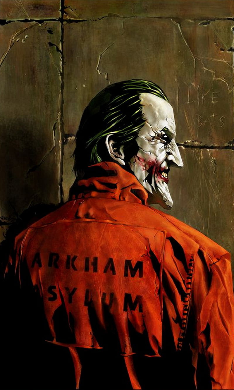 The Joker, arkham asylum, batman, joker, HD phone wallpaper | Peakpx