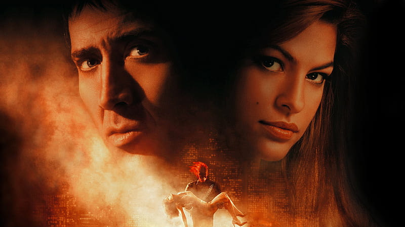 Movie, Ghost Rider, Eva Mendes, Nicolas Cage, HD wallpaper