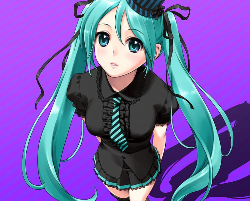 Miku Cute Vocaloid Hatsune Girl Blue Hair Anime Blue Eyes Hd Wallpaper Peakpx 1771