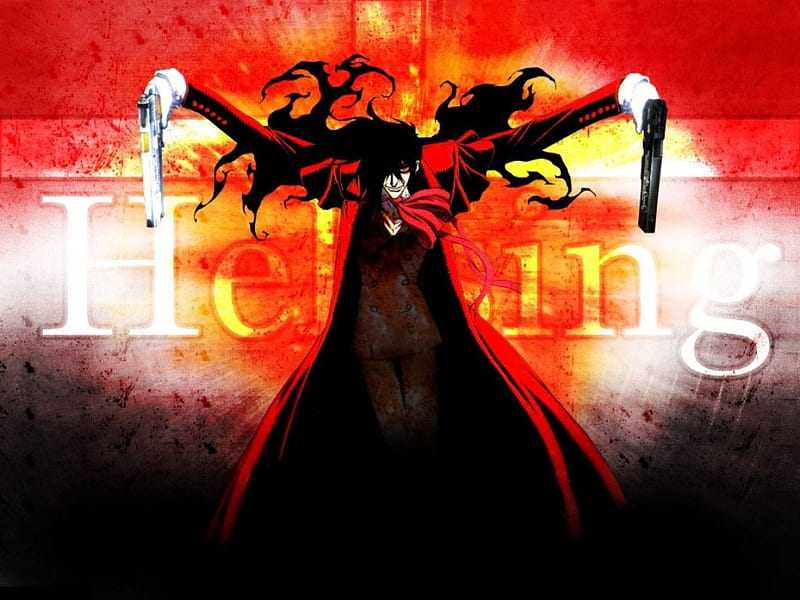 Wallpaper gun, vampire, Hellsing, characters for mobile and desktop,  section сёнэн, resolution 1920x1492 - download