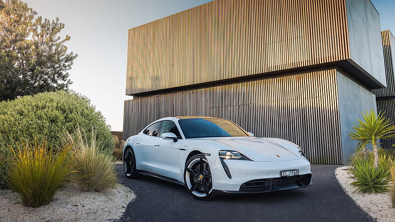 2020 Porsche Taycan Turbo, 2019 Frankfurt Motor Show, Electric, Sedan, car, HD wallpaper