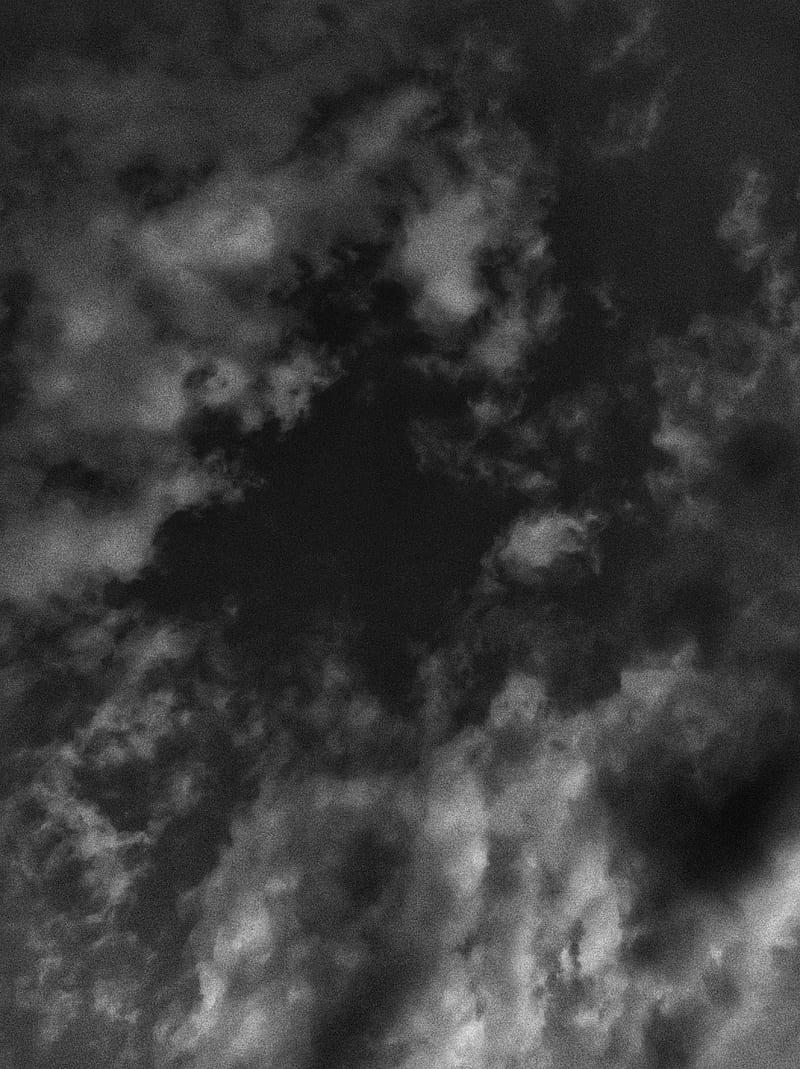 Black clouds, aesthetic, HD phone wallpaper