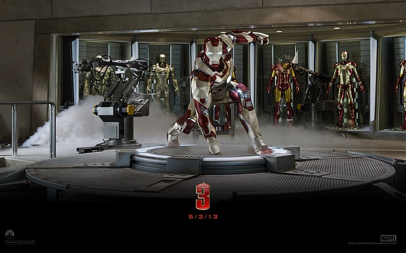 Iron Man, Movie, Tony Stark, Iron Man 3, HD wallpaper