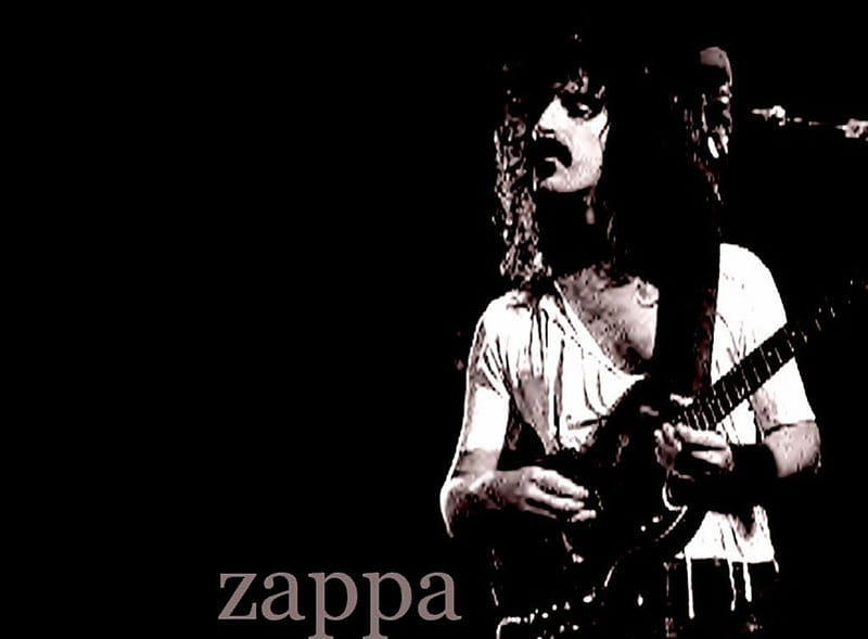 Frank Zappa, jazz, rock, gibson sg, genius, HD wallpaper