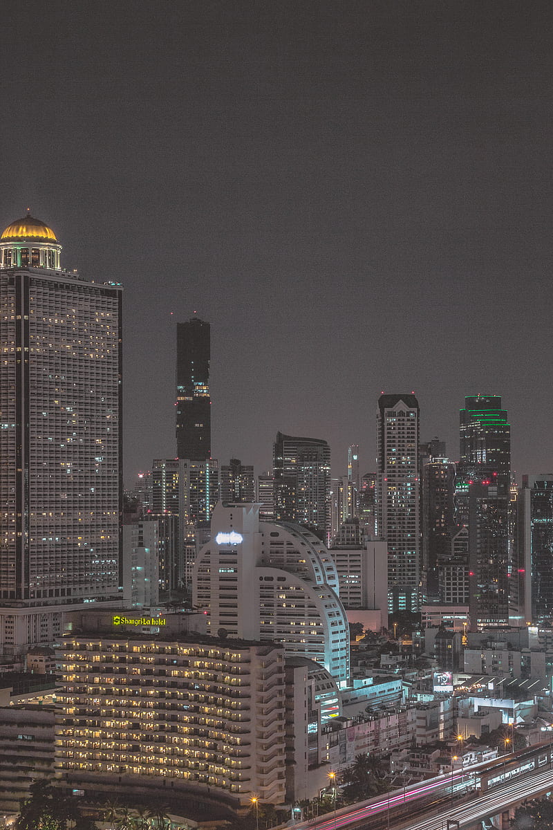 Bangkok at night, asia, city, thailand, town, urban, HD phone wallpaper |  Peakpx