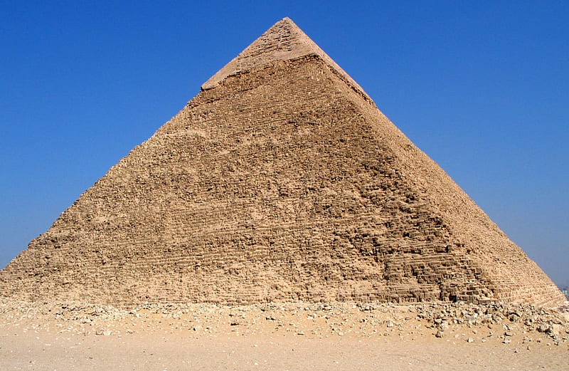 Pyramid at Giza, tomb, desert, ancient, stone, Egypt, pyramid, pharoah, HD wallpaper