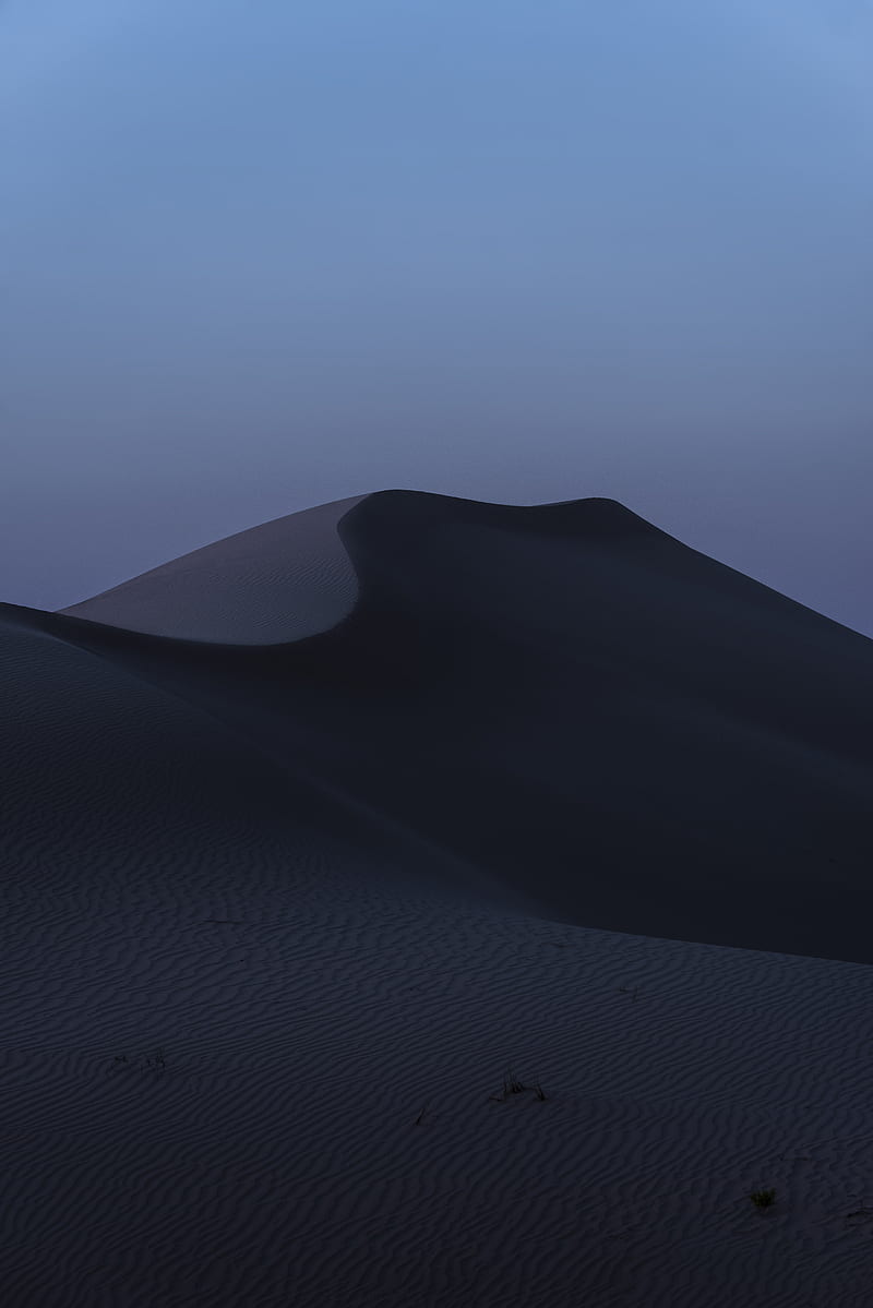 sand mountain at dusk, HD phone wallpaper