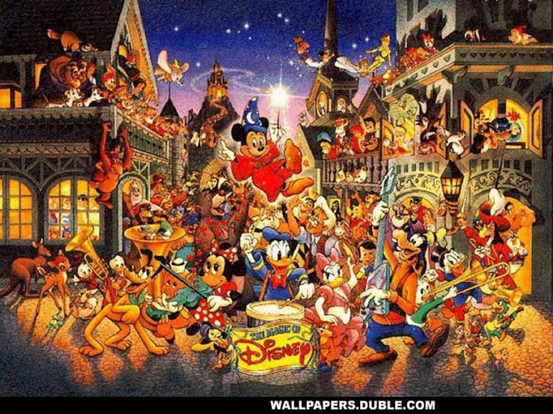 Disney Magic, cartoons, animation, walt disney, Mickey Mouse, animations,  cartoon, HD wallpaper | Peakpx