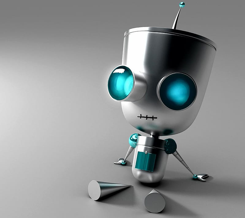 Cute Robot, rgrghh, rharh, HD wallpaper | Peakpx