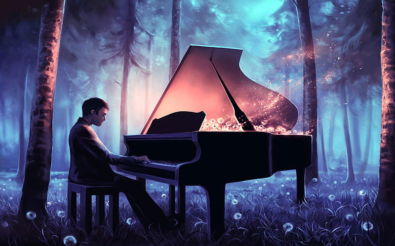 Man playing piano, HD wallpaper | Peakpx