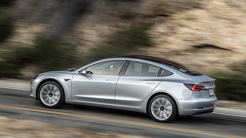Tesla Motors, Tesla Model 3, Car, Luxury Car, Silver Car, HD wallpaper