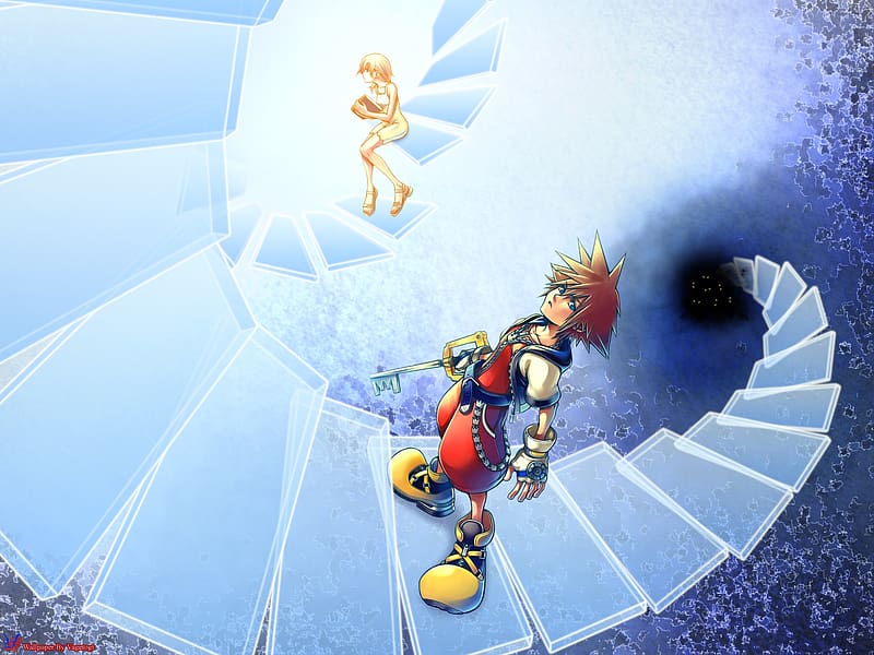 Video Game, Kingdom Hearts, Sora (Kingdom Hearts), Naminé (Kingdom Hearts), Kingdom Hearts: Chain Of Memories, HD wallpaper