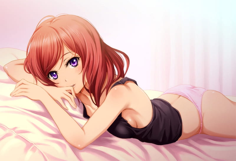 Download wallpaper kawaii, girl, hot, sexy, ass, panties, anime