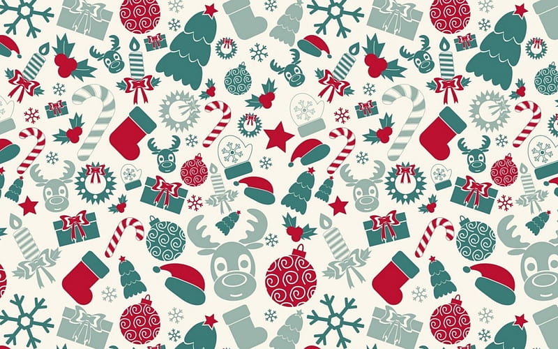 Christmas texture, red, craciun, green, christmas, texture, white, HD wallpaper