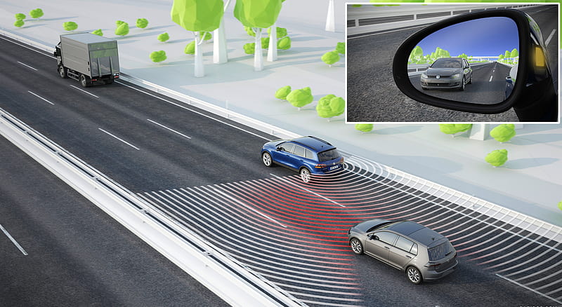 2015 Volkswagen Touareg - Side Assist - Lane Change Assist , car, HD wallpaper