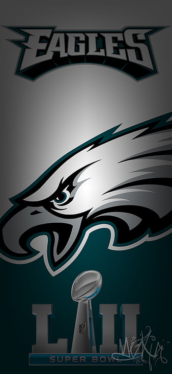 Philly Eagles SB52, carson wentz, eagles, football, green, nfl, nick  fowles, HD phone wallpaper