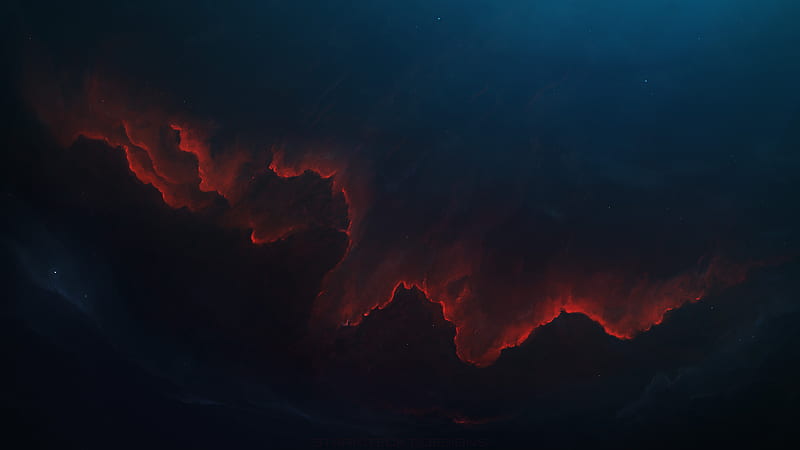 Nebula Landscape , nebula, space, digital-universe, HD wallpaper