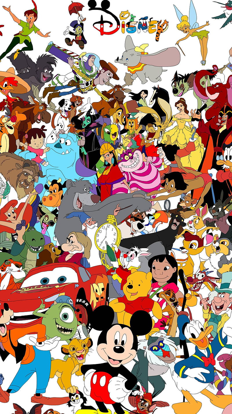 Disney , disney, characters, HD phone wallpaper