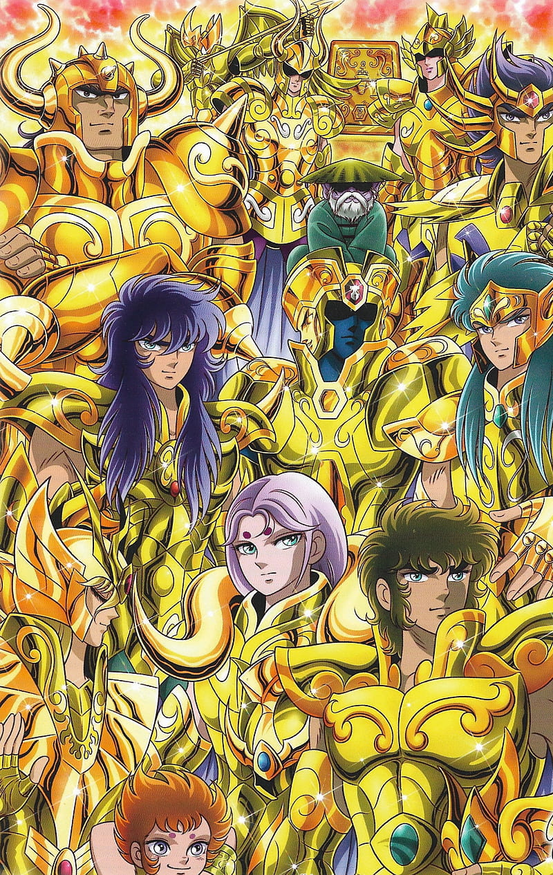 All The Gold Saints In Saint Seiya