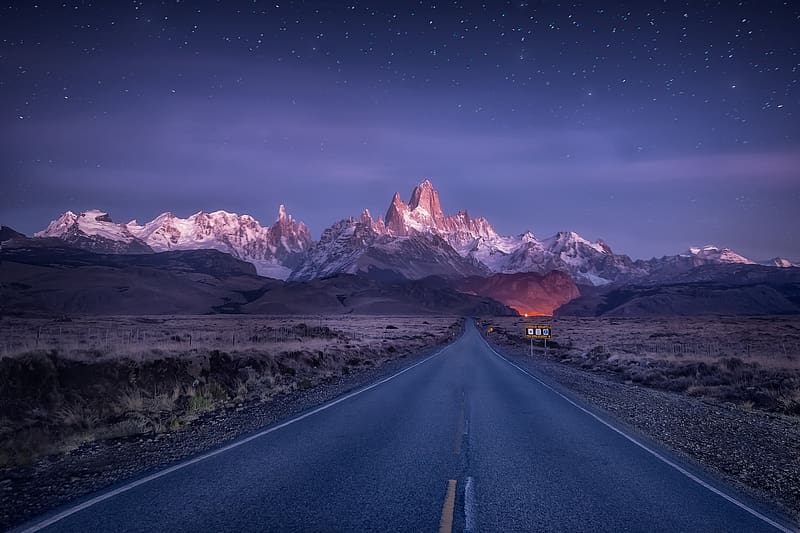Road, Argentina, Patagonia, Andes, HD wallpaper