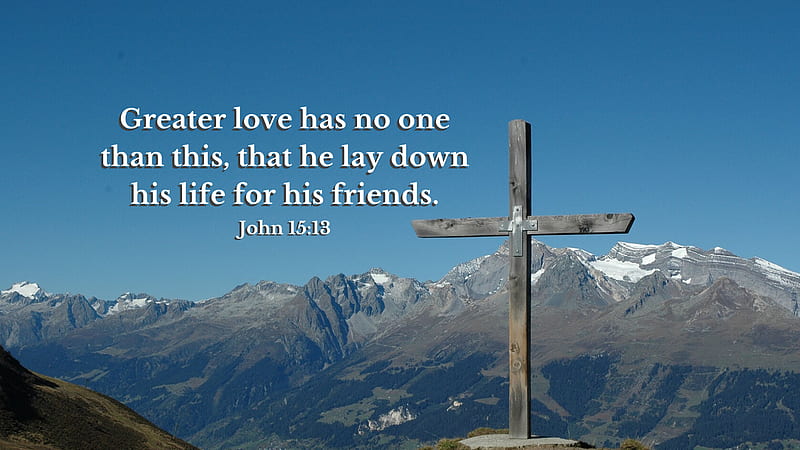 Greater Love Has No One Than This Jesus, HD wallpaper