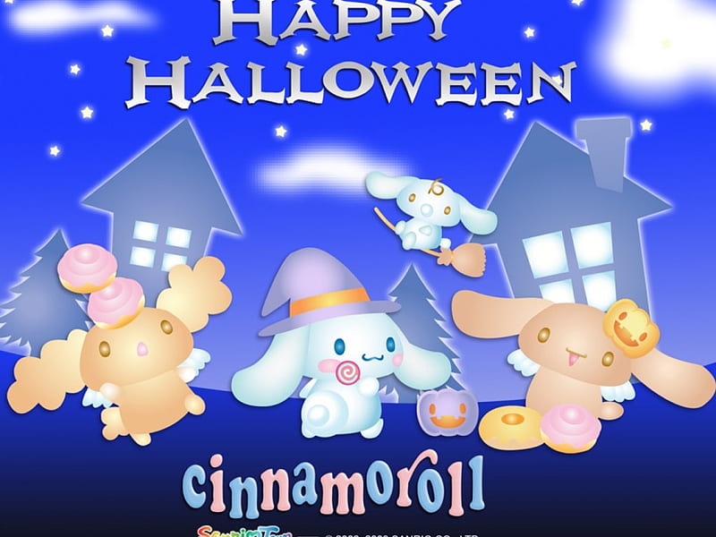 Cinnamoroll, halloween, HD wallpaper