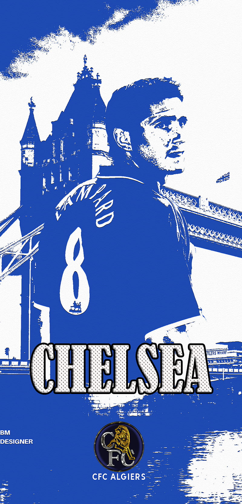 Frank Lampard, blues, chelsea, football, london, soccer, HD phone wallpaper