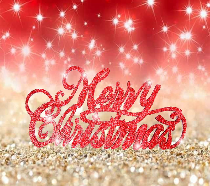 Christmas Glitter, christmas, festive, glitter, gold, merry, red, shine, sparkle, HD wallpaper