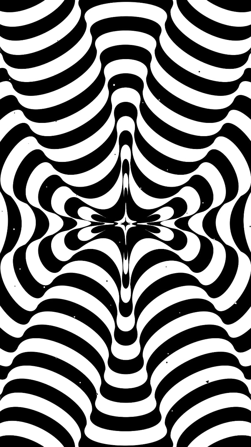 Vibration, Divin, black-and-white, distort, eye-catching, fluid, hypno, hypnotic, illusion, illusive, op-art, optical, optical-art, optical-illusion, party, pattern, psicodelia, rhythm, striped, texture, trippy, HD phone wallpaper