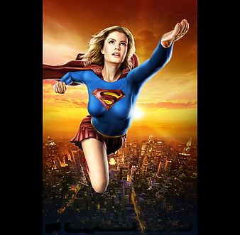 Supergirl-1, supergirl, shows, sky, cartoon, krypton, women, city, girl,  flying, HD wallpaper | Peakpx
