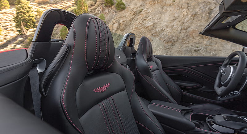 2021 Aston Martin Vantage Roadster (Color: Spirit Silver; US-Spec) - Interior, Seats , car, HD wallpaper 2021 Aston Martin Vantage Roadster (Color: Spirit Silver; US-Spec) - Interior, Seats , car, HD wallpaper
