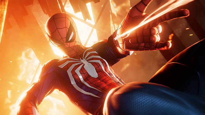 Spider Man PS4 Game 2018 Screenshot, HD wallpaper