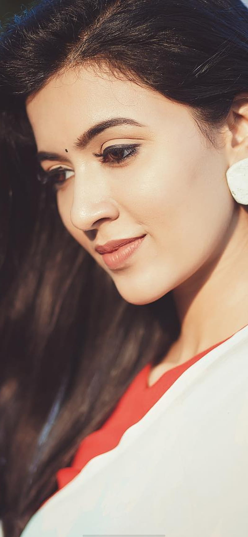 Anju Kurian, actress, beauty, kerala, kollywood, mallu, south, tamil, traditional, HD phone wallpaper